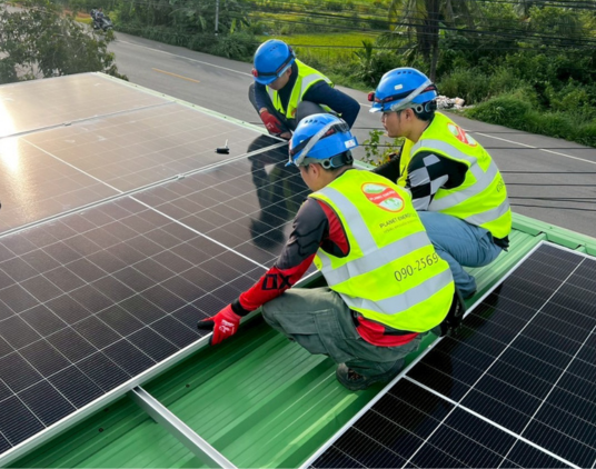 Engineer with helmet